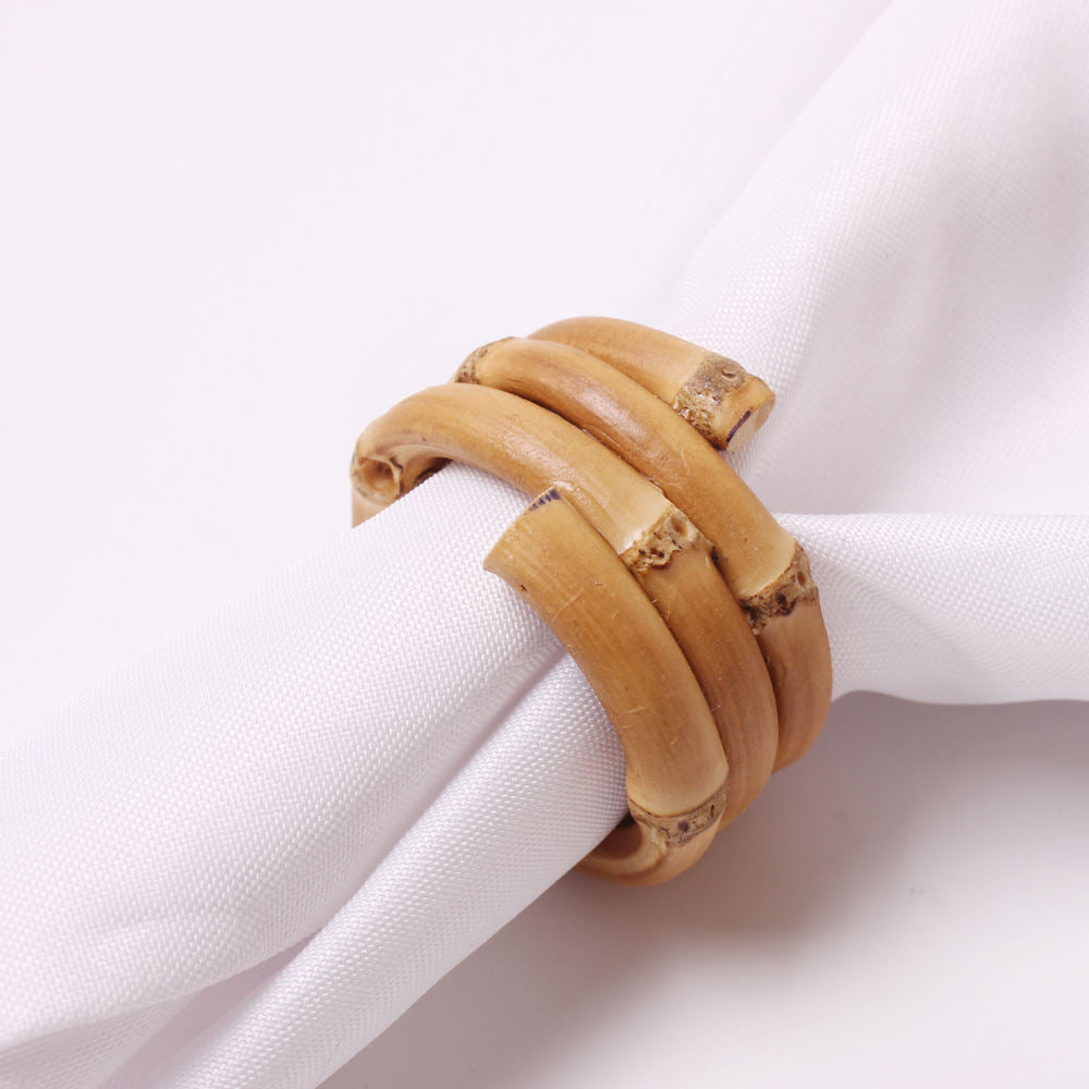 Bamboo Napkin Ring at home with Maria