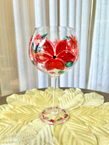 Celine Hand Painted Wine Glasses