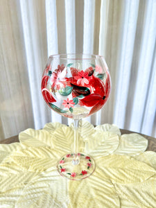 Celine Hand Painted Wine Glasses