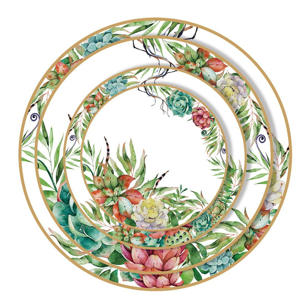 Raya Dinner and Salad Plate Set