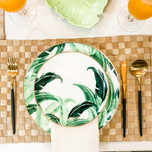 Tropical Dinner and Salad Plate Set