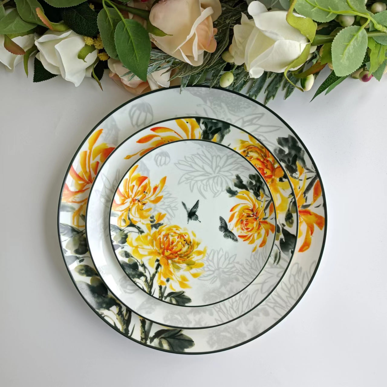 Cheska Dinner and Salad Plate Set