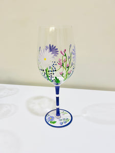 Margaret Hand Painted Glassware Set