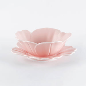 Elle Flower Plate and Bowl Set