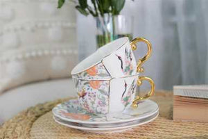 Flamingo Mismatched Tea Set