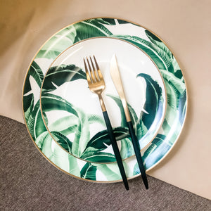 Tropical Dinner and Salad Plate Set