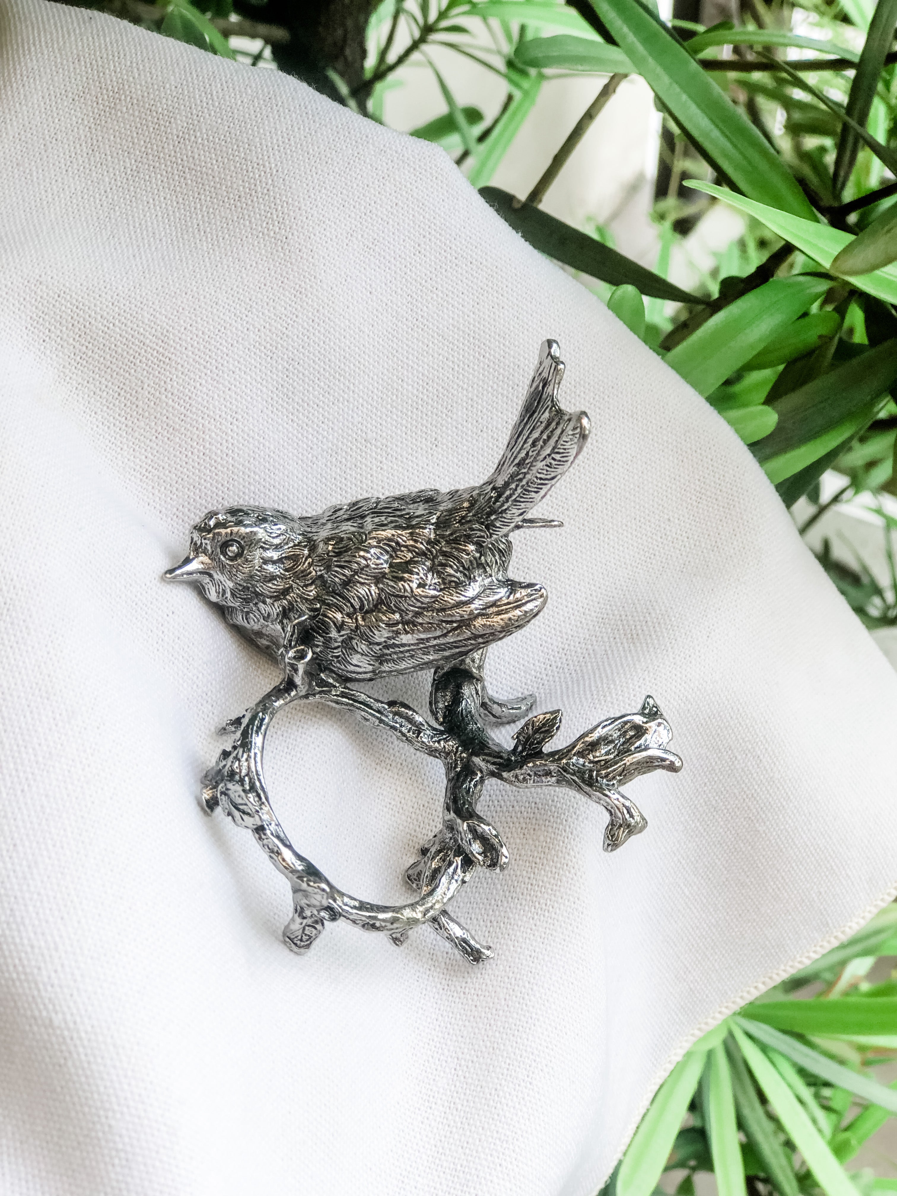 Antique Bird Napkin Ring