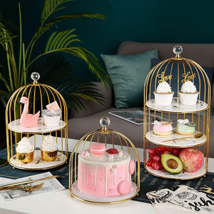 Bird Cage Pastry Stand