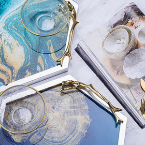 Deep Blue Sea Accent Trays