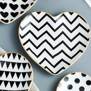 Heart Dessert Plates