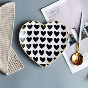 Heart Dessert Plates