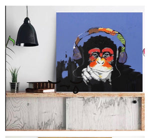 DJ Monkey Painting