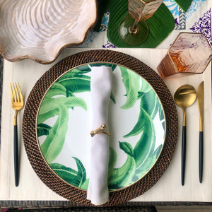 Tropical Dinner and Salad Plate Set