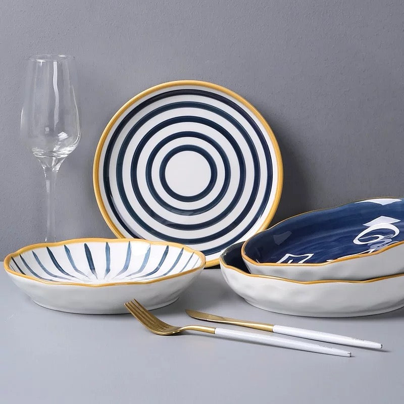 Rhythm and Blues Soup Plates