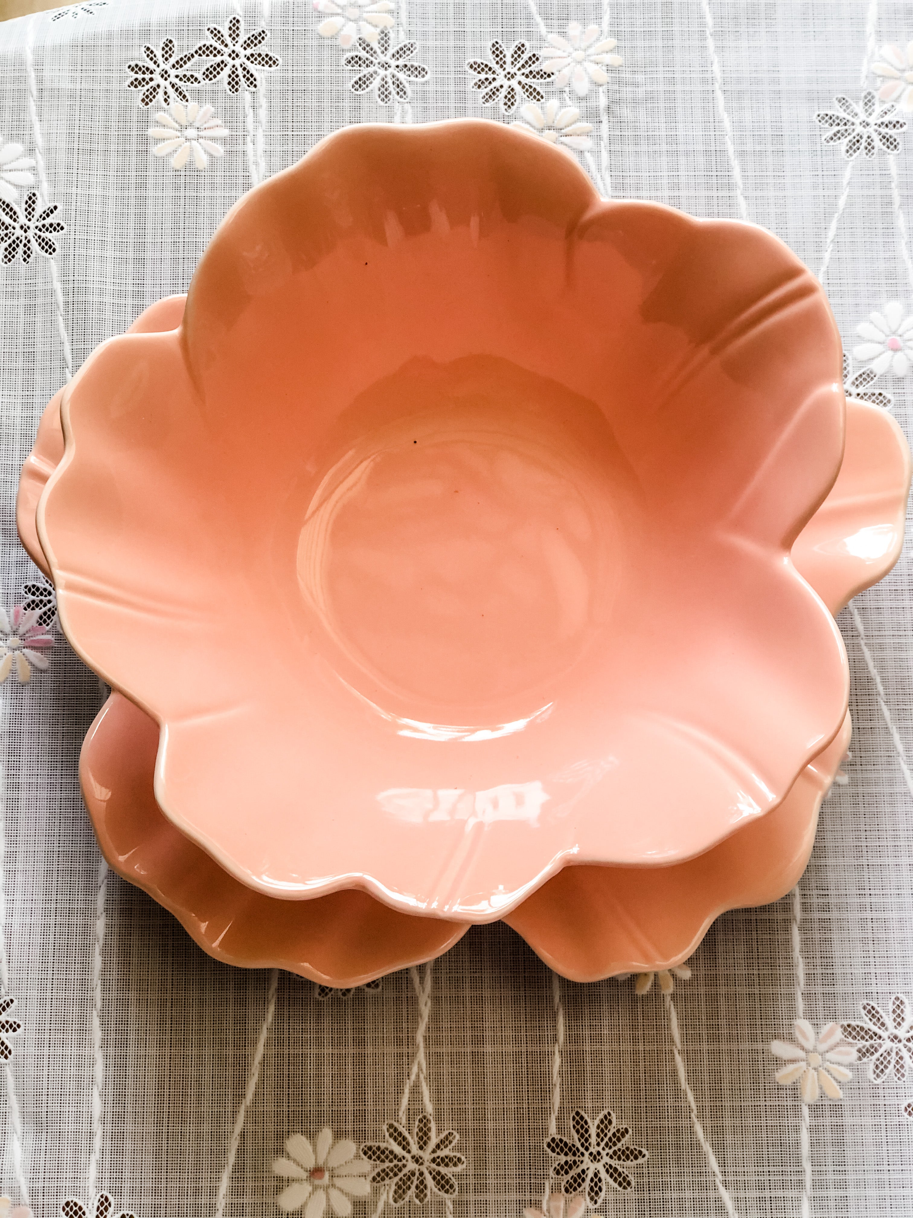 Elle Flower Plate and Bowl Set