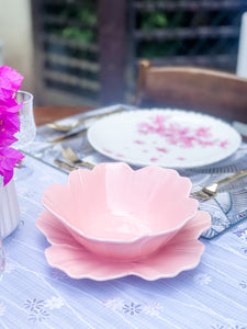 Elle Flower Plate and Bowl Set – at home with Maria