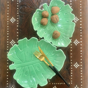 Monstera Plate Set