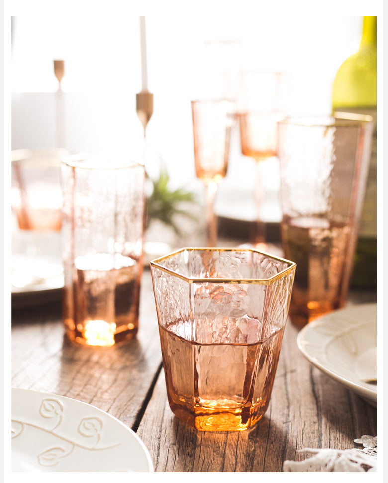 Peach Glassware Set