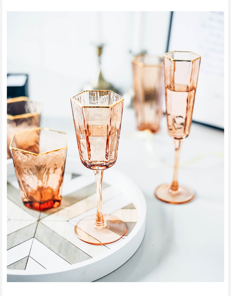 Peach Glassware Set