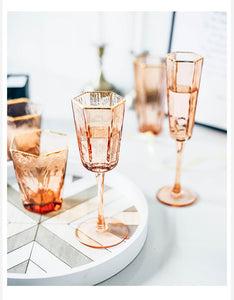 Peach Glassware Set