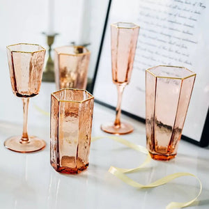 Peach Glassware Set