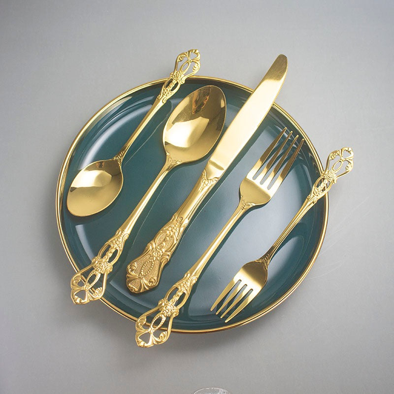 Marie Royal Gold Cutlery Set