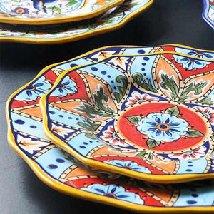 Fiesta Dinner and Salad Plate Set