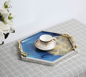 Deep Blue Sea Accent Trays