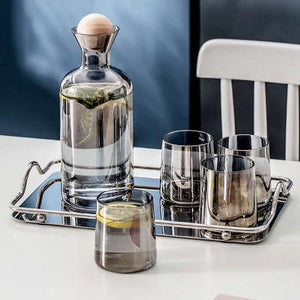 Sasha Smoke Glassware Set