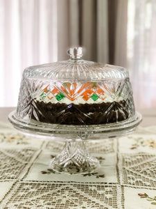 Lyanna Clear Glass Cake Stand