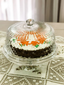 Lyanna Clear Glass Cake Stand