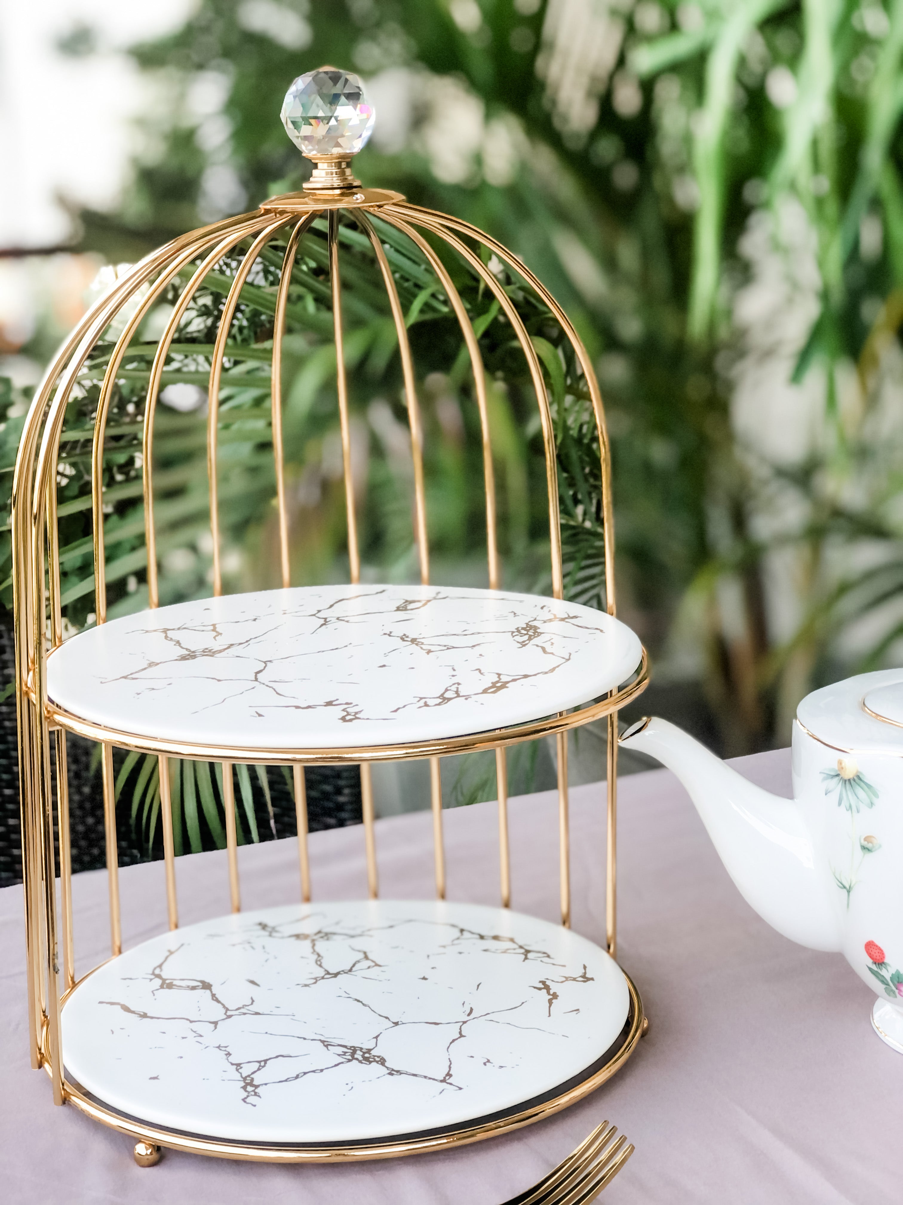 Bird Cage Pastry Stand