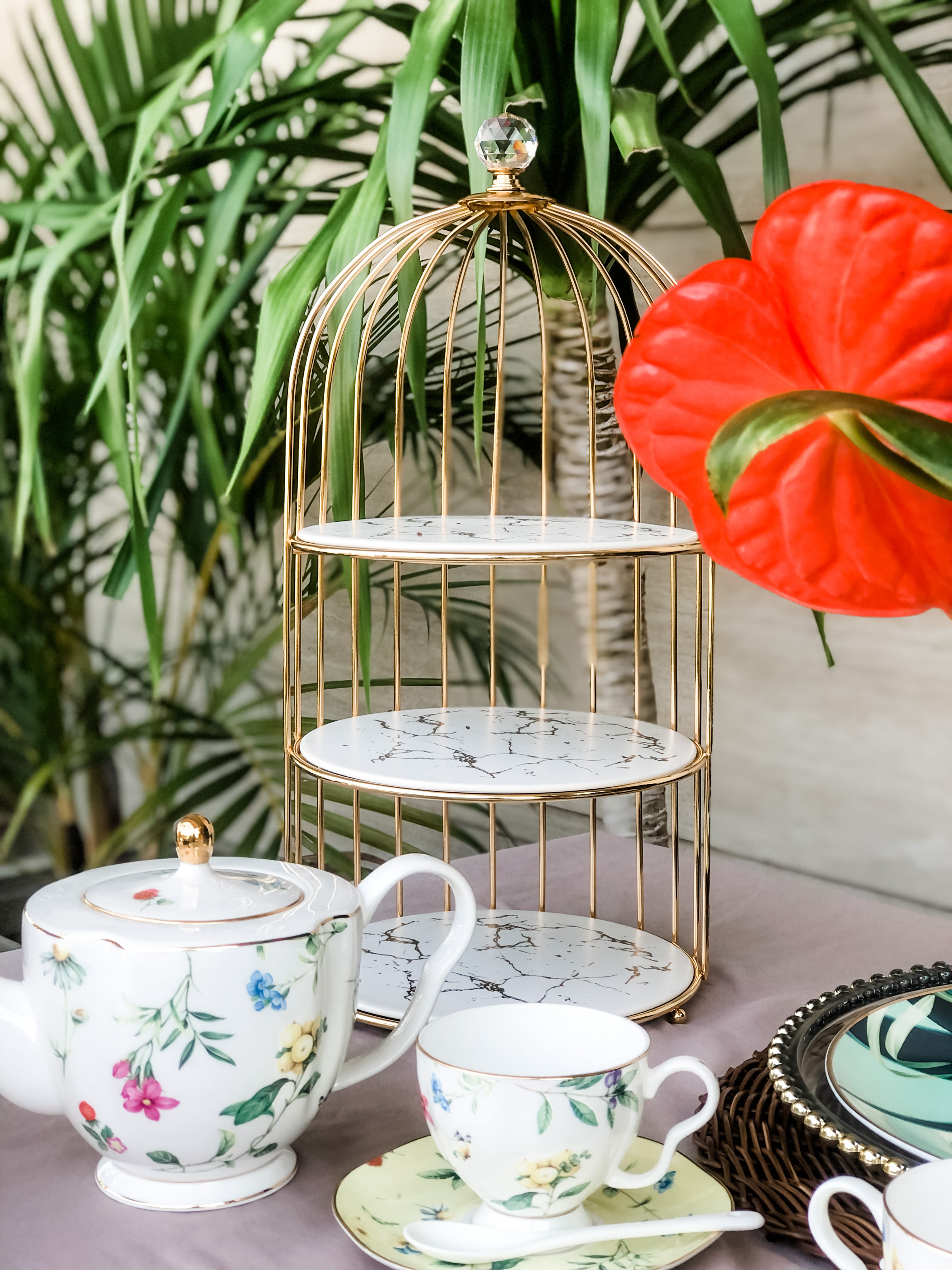 Bird Cage Pastry Stand